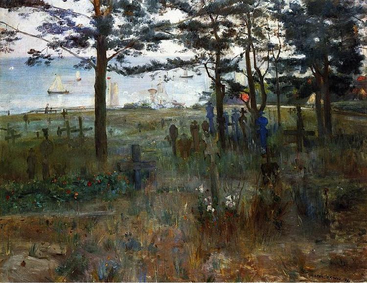 Lovis Corinth Kirchhof in Nidden